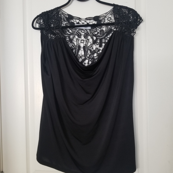 Black Laced Shirt - Picture 1 of 2